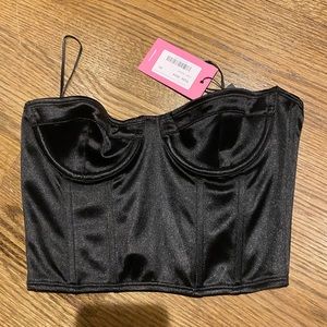 Edikted black corset top